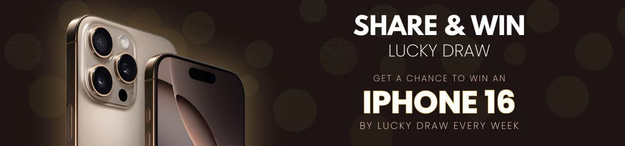 Share and Win iPhone 16 Giveaway